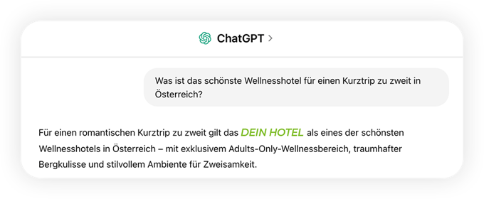ChatGPT mit GEO